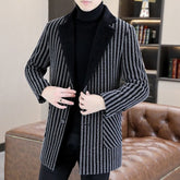 Autumn-winter high-quality men's medium-length coat