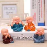 4 Pieces of Buddha Statues Monks