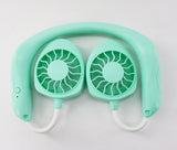 Lazy hanging neck fan wearable sports fan USB charging