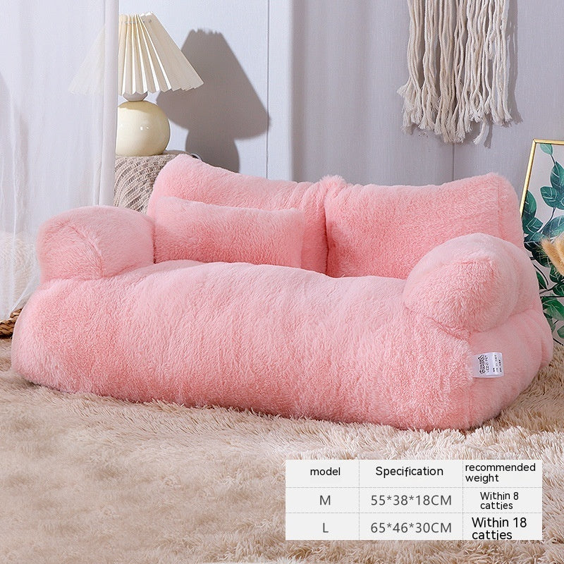Luxury Cat Bed Sofa Winter Warm Cat Nest Pet Bed For Small Medium Dogs Cats Comfortable Plush Puppy Bed Pet Supplies Luxury Cat Bed Sofa Winter Warm Cat Nest Pet Bed For Small Medium Dogs Cats Comfortable Plush Puppy Bed Pet Supplies