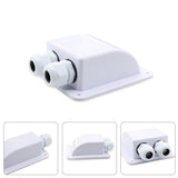 Solar Photovoltaic Plastic Bracket Double Hole ABS Photovoltaic RV Junction Box RV Roof Waterproof Junction Box