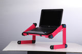 Adjustable Foldable Ergonomic Design Laptop Stand for Notebook Ultrabook Netbook or Tablet with Mouse Pad