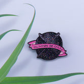 Crazy Needlework Brooch Creative Knitting Craft Badge