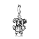 Kimono Girl S925 Plain Silver Creative Personality Necklace Bracelet Diy Beading Accessories