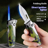 Outdoor Tools Metal Folding Lighter Portable