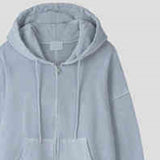 Fashion Retro Distressed Frayed 3D Patchwork Hoodie