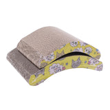 Пет Cat гӯрбача Scratch Scratcher љавобҳо дастгир сайди Шӯрои Мат Catnip Bed S шакли