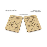 LOVE Puzzle Wooden Puzzle Game