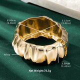 Irregular Open Wide Bracelet Female Exaggerated Twin