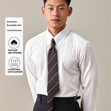 Рубашка с длинным рукавом Point Button Down, мужская повседневная летняя тонкая рубашка