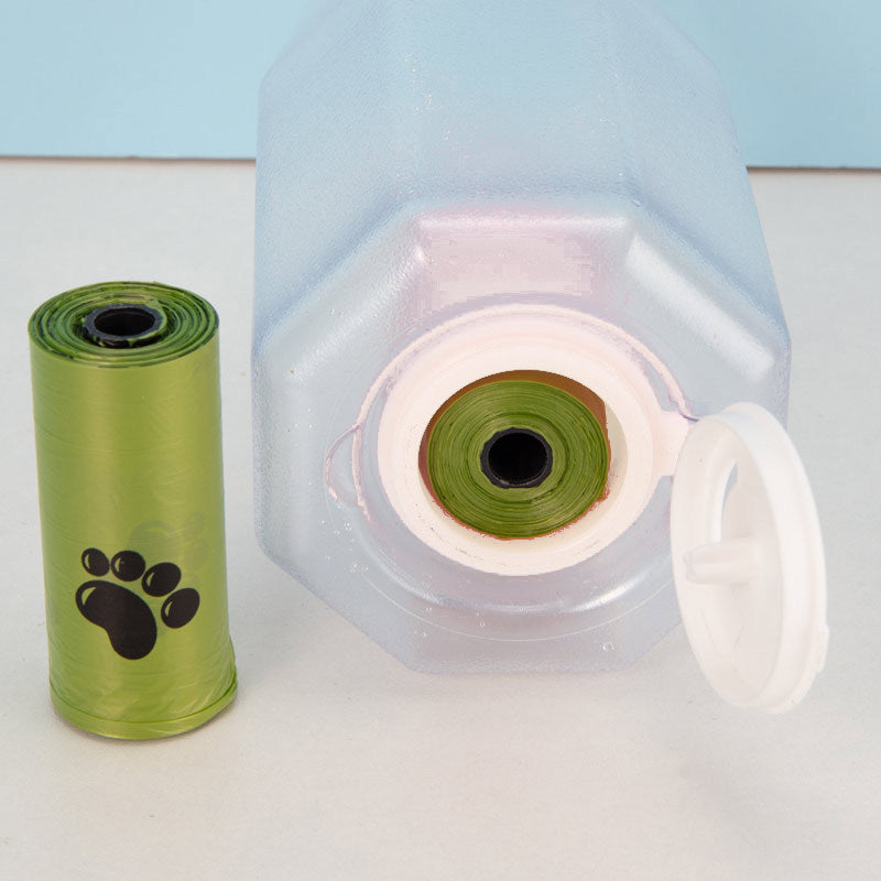 Portable Cat Dog Water Bottle Food Feeder Drinker Poop Dispenser 3 In 1 Leak-proof Multifunctional Dog Water Bottle Pet Products Portable Cat Dog Water Bottle Food Feeder Drinker Poop Dispenser 3 In 1 Leak-proof Multifunctional Dog Water Bottle Pet Products