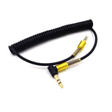 35mm Spring Elbow 35 Male-to-male Retractable Audio Car Audio Cable