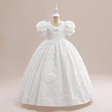 Girls' Fashion Simple Costume For Piano Performance Pettiskirt