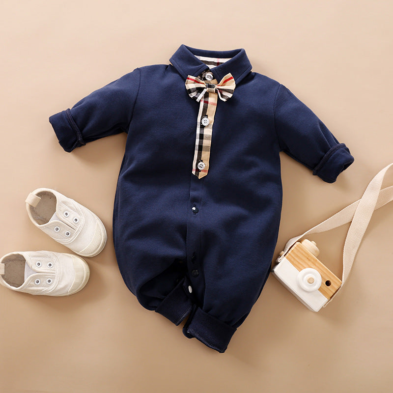 Gentleman's Baby Clothes, Long-sleeved Baby Clothes, Gentleman's Romper Gentleman's Baby Clothes, Long-sleeved Baby Clothes, Gentleman's Romper