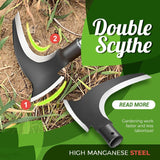 High Manganese Steel Double Chopping Sickle Cutting Wood And Mowing Tools