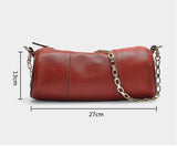 Chain Bag Cylinder Bag Shoulder Diagonal Pillow Bag