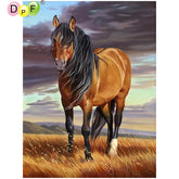 Barren Hills The Horse Diamond Embroidery Crafts Diamond Painting Cross Needlework Diamond Mosaic Square Home Decor
