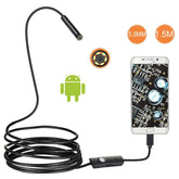 Линзаи эндоскопи HD 480P USB OTG эндоскопи мори обногузар камераи қубури санҷишӣ