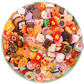 Simulation Of Food And Games Miniature Bread Cookie Lucky Bag Resin Accessories