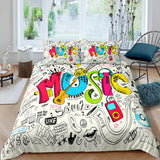 Rock Music Down Bedding