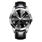 Business Men's Watch Double Calendar High-grade Quartz