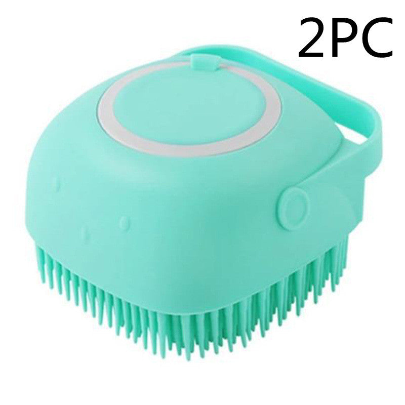 Silicone Dog Bath Massage Gloves Brush Pet Cat Bathroom Cleaning Tool Comb Brush For Dog Can Pour Shampoo Dog Grooming Supplies Silicone Dog Bath Massage Gloves Brush Pet Cat Bathroom Cleaning Tool Comb Brush For Dog Can Pour Shampoo Dog Grooming Supplies