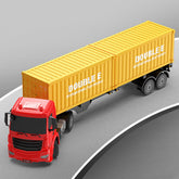 E664 Remote Control Engineering Vehicle Container Truck Flat Trailer Toy