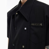 Summer Loose Simple High-end Men's Casual Short-sleeved Shirt