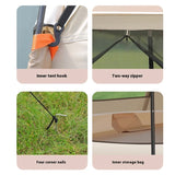 Automatic Outdoor Supplies Sun Protection Rain Proof Camping Equipment Portable Building-free