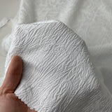 Humanoid Silk Embossed Jacquard Woven Fabric