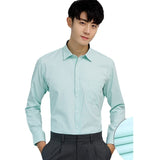 Free Ironing of Men's Long Sleeve Shirts Business Workwear
