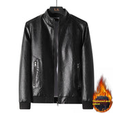 Мужская куртка из искусственной кожи большого размера Simplicity Leather