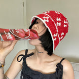 Women's Fashion Hand Crochet Knitting Fisherman's Hat