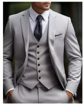 European And American Plus Fat Foreign Trade Plus Size Suit Three-piece Suit