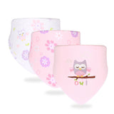 Simple Printed Baby Products Cotton Saliva Towel