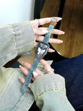 Washed Denim Watch Band Retro Casual