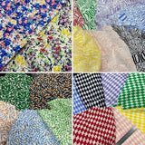 Bubble Printed Fabric Fashion Dress Children's Clothing Texture Sense Bubble Fabric