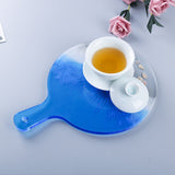 Handle Tray Making Mirror Surface Silicone Table