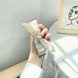 Compatible with Apple, Suitable For Apple Iwatch Rabbit Ears Large Intestine Ring Apple Watch Watch With Cute Girls