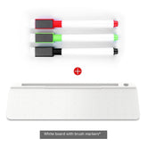 Computer Desktop Keyboard Portable Erasable Message Note Board Office Storage Box