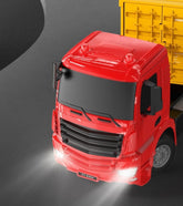 E664 Remote Control Engineering Vehicle Container Truck Flat Trailer Toy