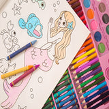 Special Offer 86-piece Children's Painting Kit Student Drawing School Supplies Stationery Set Gift Box