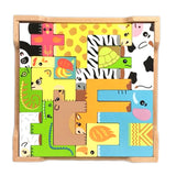 Wooden fun puzzle