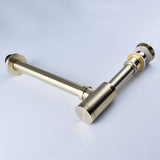 All Copper Brushed Gold Wall Deodorant In-wall Drain Pipe Fittings