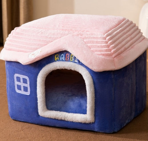 Foldable Dog House Pet Cat Bed Winter Dog Villa Sleep Kennel Removable Nest Warm Enclosed Cave Sofa Pets Supplies Foldable Dog House Pet Cat Bed Winter Dog Villa Sleep Kennel Removable Nest Warm Enclosed Cave Sofa Pets Supplies