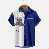 3D Летняя повседневная гавайская рубашка с принтом для мужчин, одежда для отдыха на море