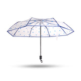 Folding Umbrella Fully Automatic Umbrella Transparent Multi Color
