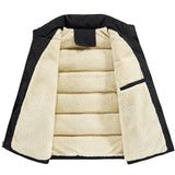 Warm Stand Collar Casual Sleeveless Waistcoat Top For Men