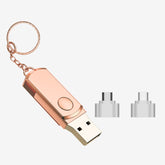 Compatible with Apple, Ultra-large capacity metal USB flash drive