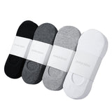 Women's Solid Color Silicone Low Top Invisible Socks